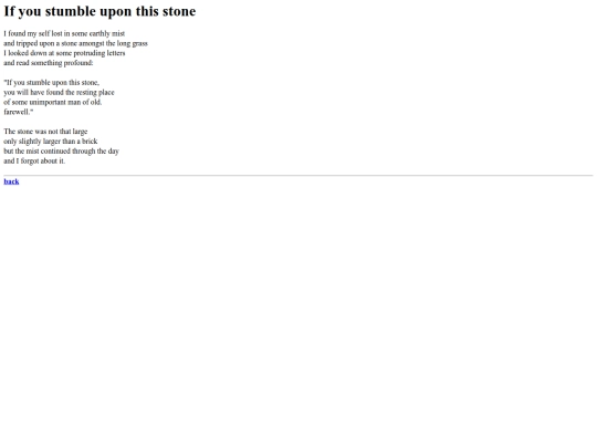 poems/ifyoustumbleuponthisstone screenshot