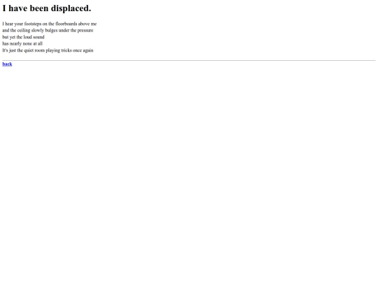 poems/ihavebeendisplaced screenshot