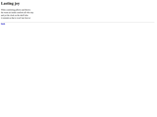 poems/lastingjoy screenshot