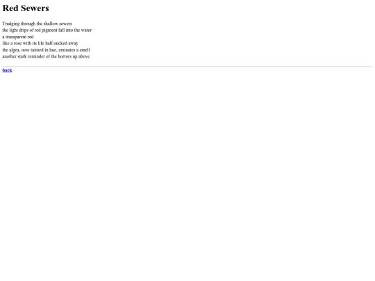 poems/redsewers screenshot