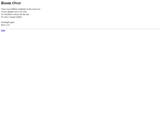 poems/roomover screenshot