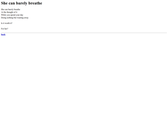 poems/shecanbarelybreathe screenshot
