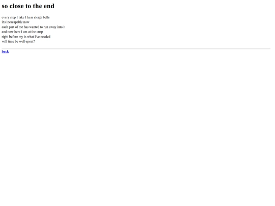 poems/soclosetotheend screenshot
