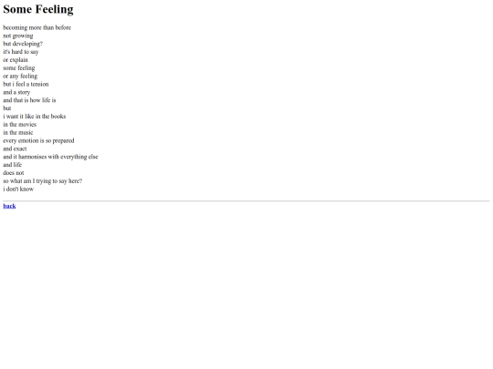 poems/somefeeling screenshot