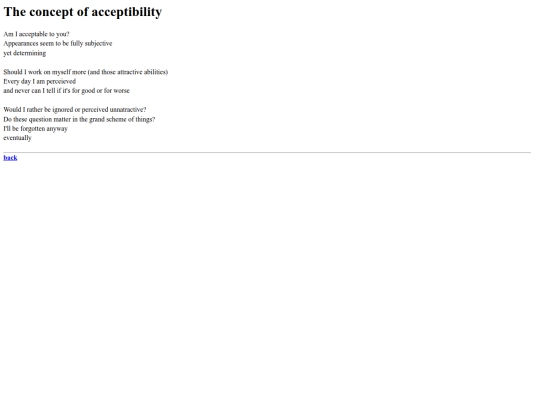 poems/theconceptofacceptability screenshot