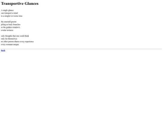 poems/transportiveglances screenshot