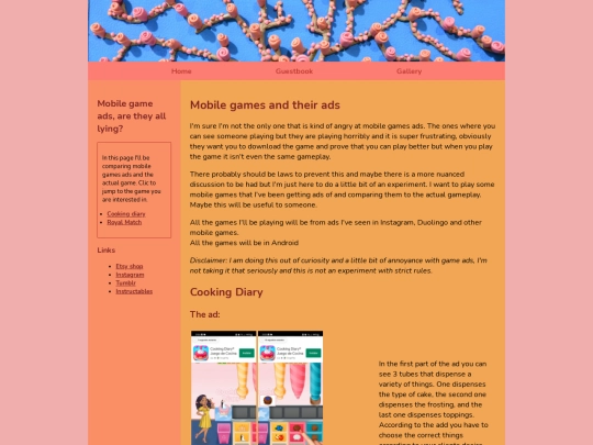 English/games screenshot