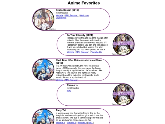 weeb/anime/anifavs screenshot