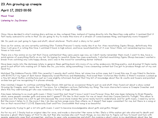 pages/diary23 screenshot