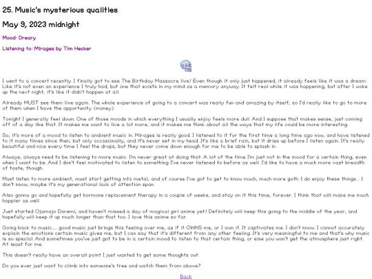 pages/diary25 screenshot