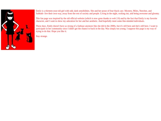 pages/emilyhome screenshot