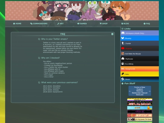 faq screenshot