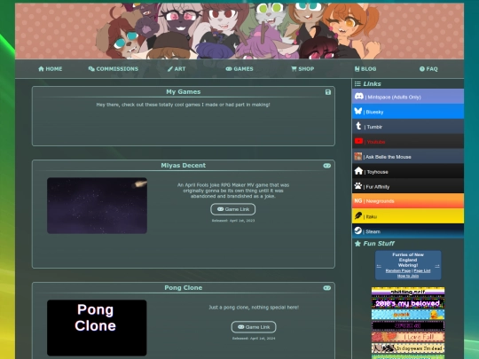 games screenshot