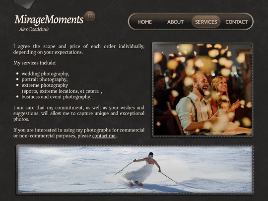 services screenshot