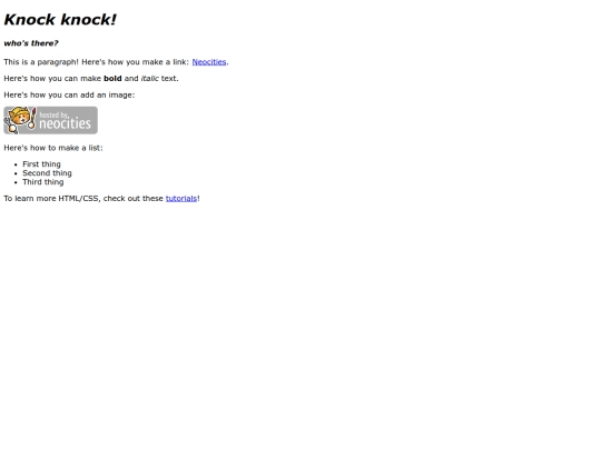 index screenshot