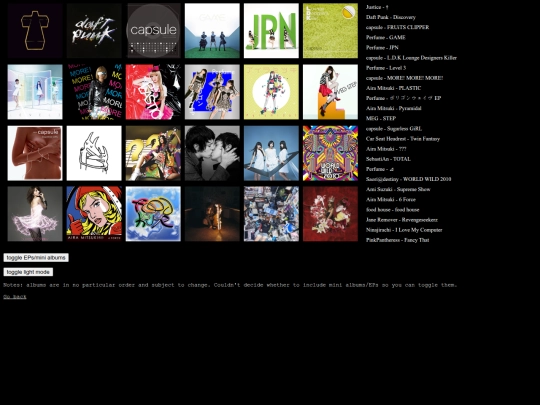 albums screenshot