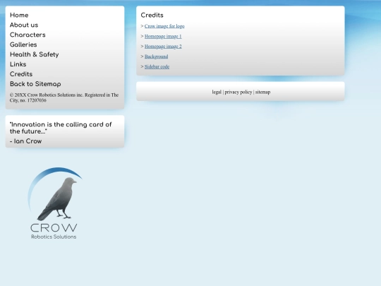 crow/credits screenshot