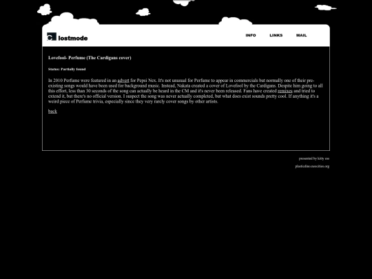lost/lovefool screenshot