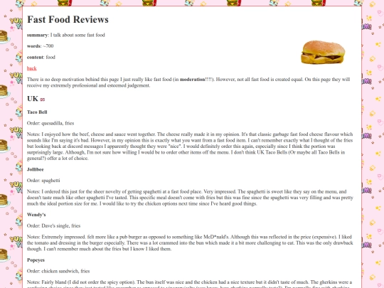 words/food screenshot