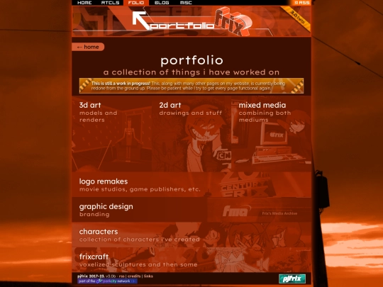 work/works screenshot