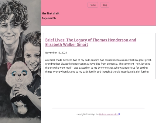 blog screenshot