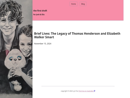 blog/template screenshot