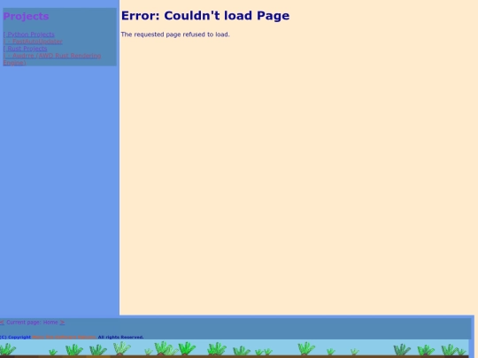 error screenshot