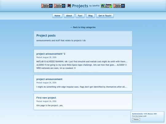 blog-projects screenshot