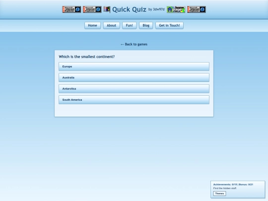 fun-quiz screenshot