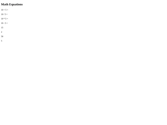 EquationsAssignment screenshot