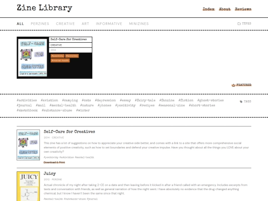 library screenshot