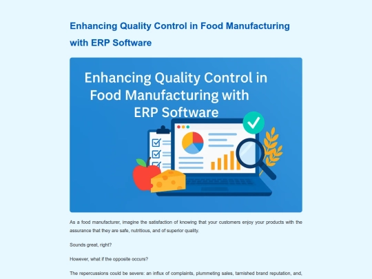 quality-control-with-food-manufacturing-erp-software screenshot