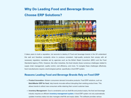 why-do-leading-food-and-beverage-brands-choose-erp-solutions screenshot