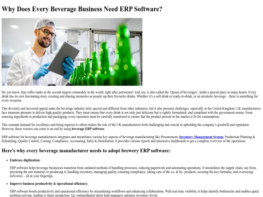 why-does-every-beverage-business-need-erp-software screenshot