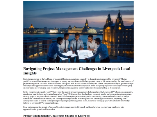 navigating-project-management-challenges-in-liverpool-local-insights screenshot