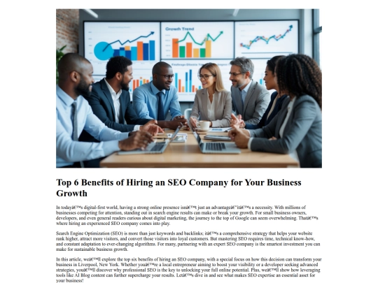 top-6-benefits-of-hiring-an-seo-company-for-your-business-growth screenshot
