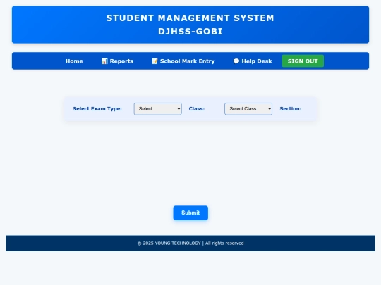 exampage screenshot