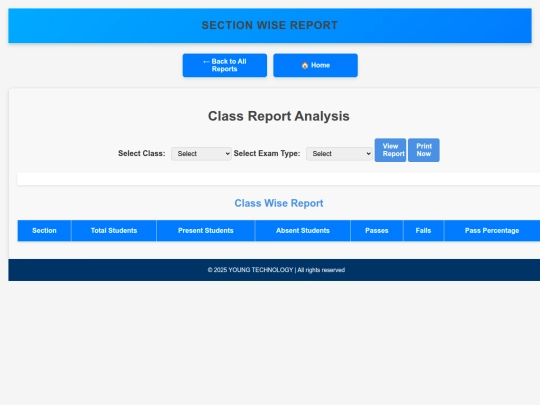 sectionreport screenshot