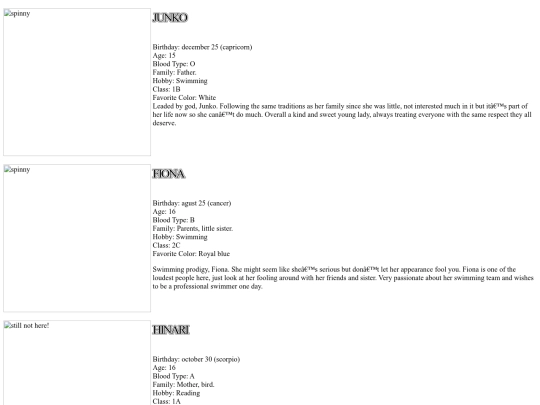 characterinfo/other screenshot