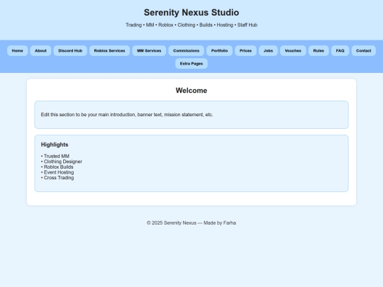 index screenshot