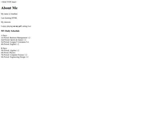 index screenshot