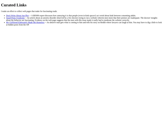 list screenshot