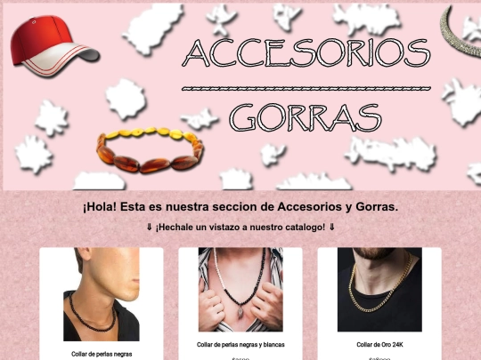 accesorios screenshot