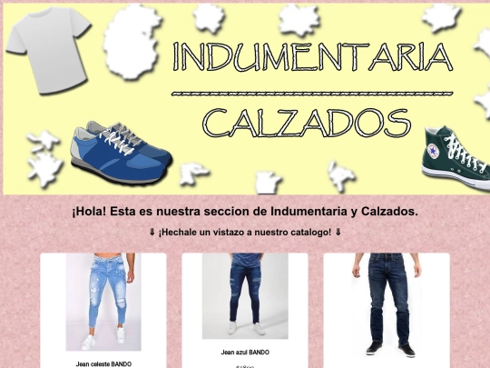 indumentaria screenshot