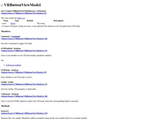 resources/cesium/engine/Build/Documentation/VRButtonViewModel screenshot