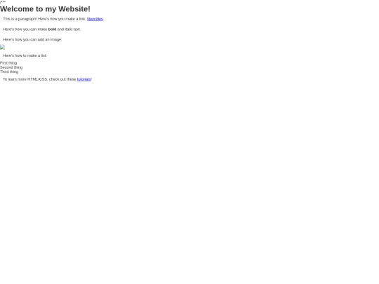 index screenshot