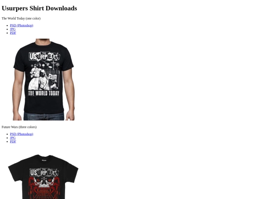 shirts screenshot