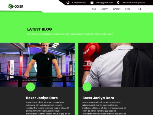 blog screenshot