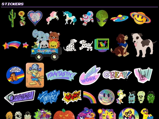 collections/stickers screenshot