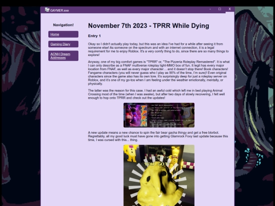 fun/gamingdiary/01_11_07_23 screenshot